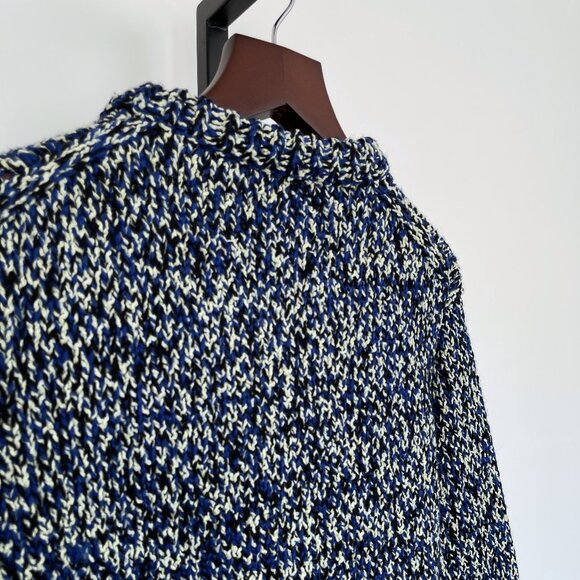 Maison Margiela: Handmade Wool Mouline Knit Stitch Embroidered Sweater SS22 - Picture 6 of 16